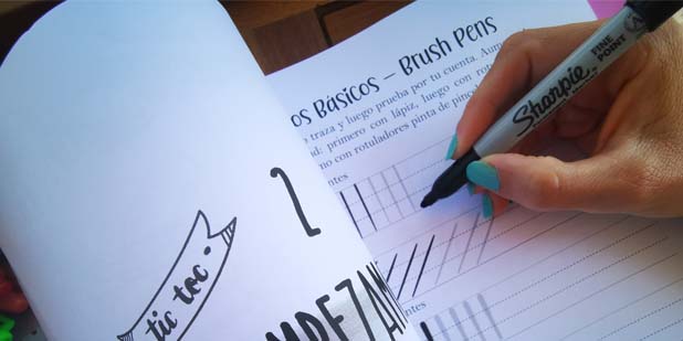 Libros de Lettering y caligrafía moderna para niños 