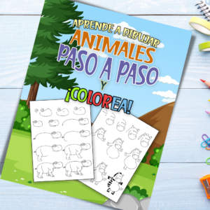 libro para aprender a dibujar paso a paso animales para niños