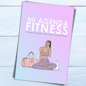 cuaderno mi agenda fitness para mujer