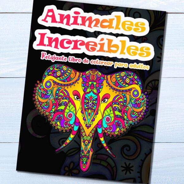 libro de colorear animales para adultos