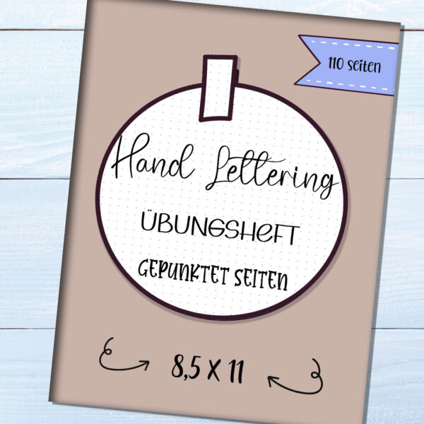 hand lettering ubungsheft