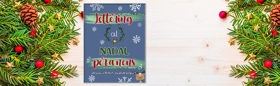 Lettering al NADAL en català per a nens i nenes