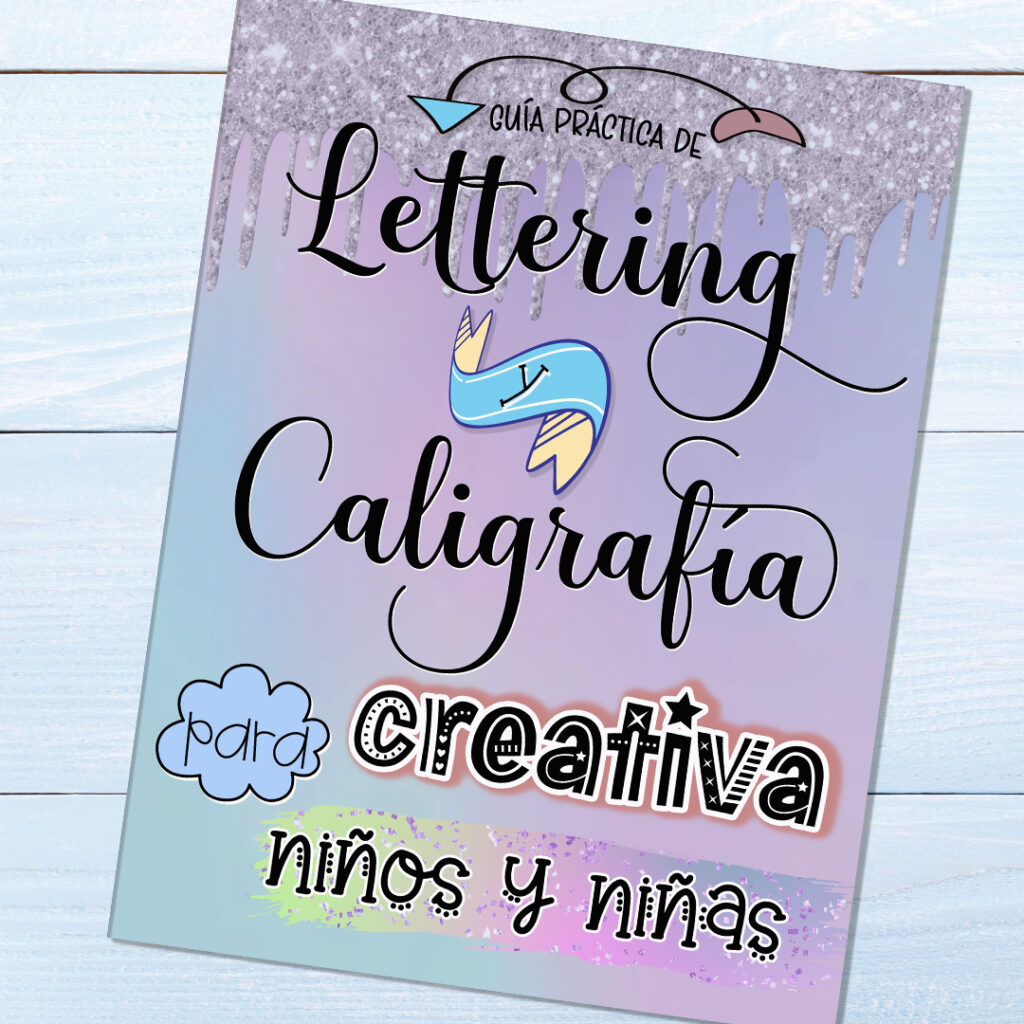 libro lettering para niñas principiantes | libro caligrafia lettering niños  | cuaderno caligrafia cursiva | libro lettering paso a paso: libro