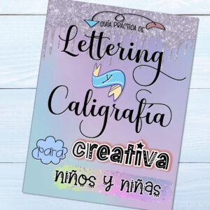 libro de lettering para niños y niñas