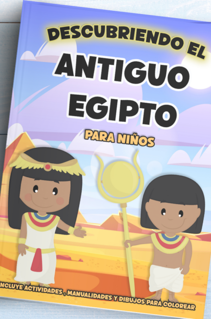 libro antiguo Egipto para niños
