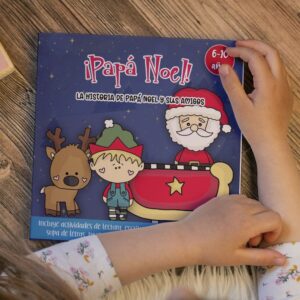 libro papa noel para niños